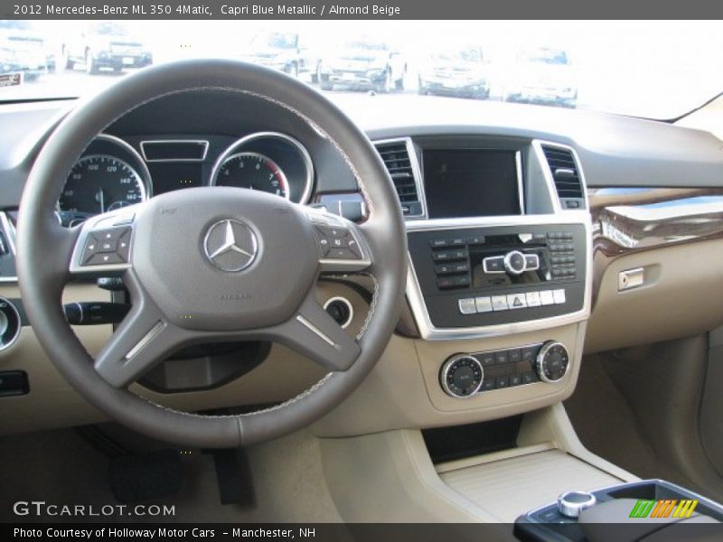 Capri Blue Metallic / Almond Beige 2012 Mercedes-Benz ML 350 4Matic