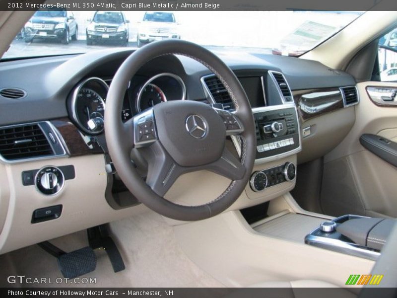 Capri Blue Metallic / Almond Beige 2012 Mercedes-Benz ML 350 4Matic
