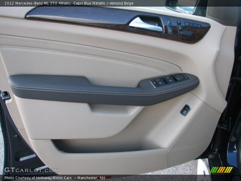 Capri Blue Metallic / Almond Beige 2012 Mercedes-Benz ML 350 4Matic