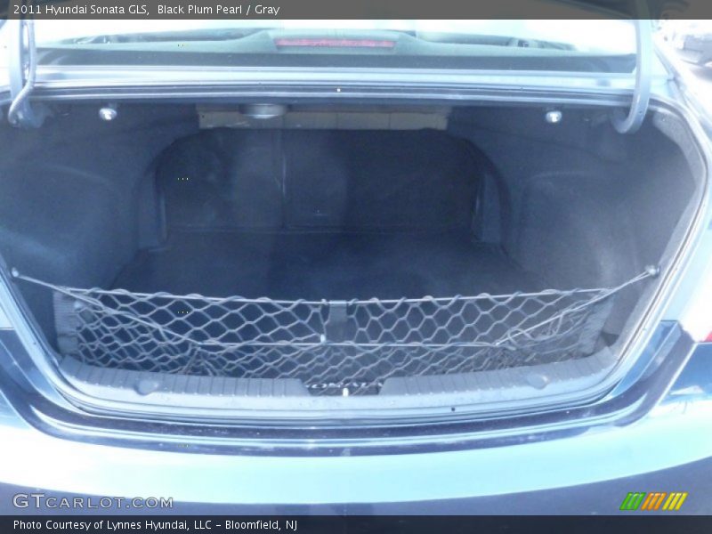 Black Plum Pearl / Gray 2011 Hyundai Sonata GLS