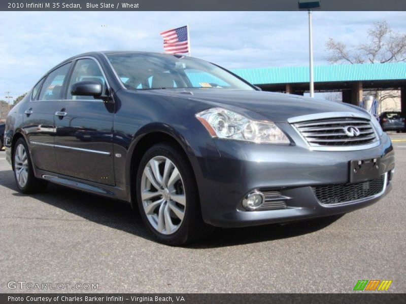 Blue Slate / Wheat 2010 Infiniti M 35 Sedan