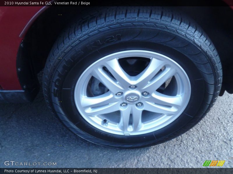 Venetian Red / Beige 2010 Hyundai Santa Fe GLS
