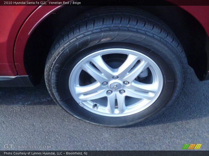 Venetian Red / Beige 2010 Hyundai Santa Fe GLS