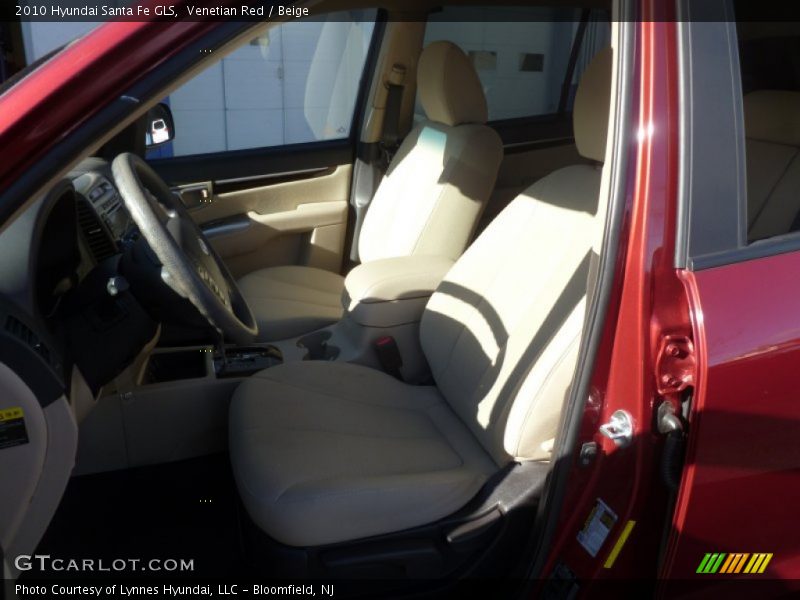 Venetian Red / Beige 2010 Hyundai Santa Fe GLS