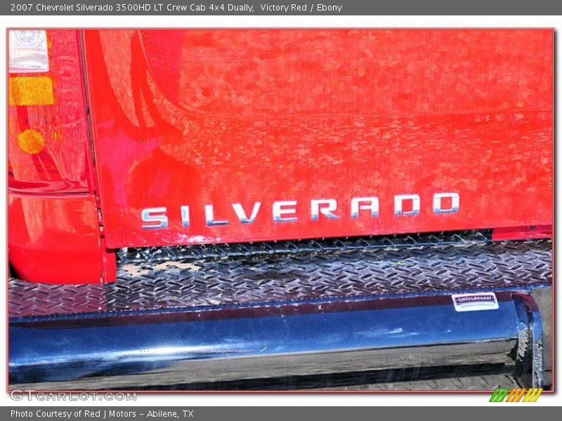 Victory Red / Ebony 2007 Chevrolet Silverado 3500HD LT Crew Cab 4x4 Dually