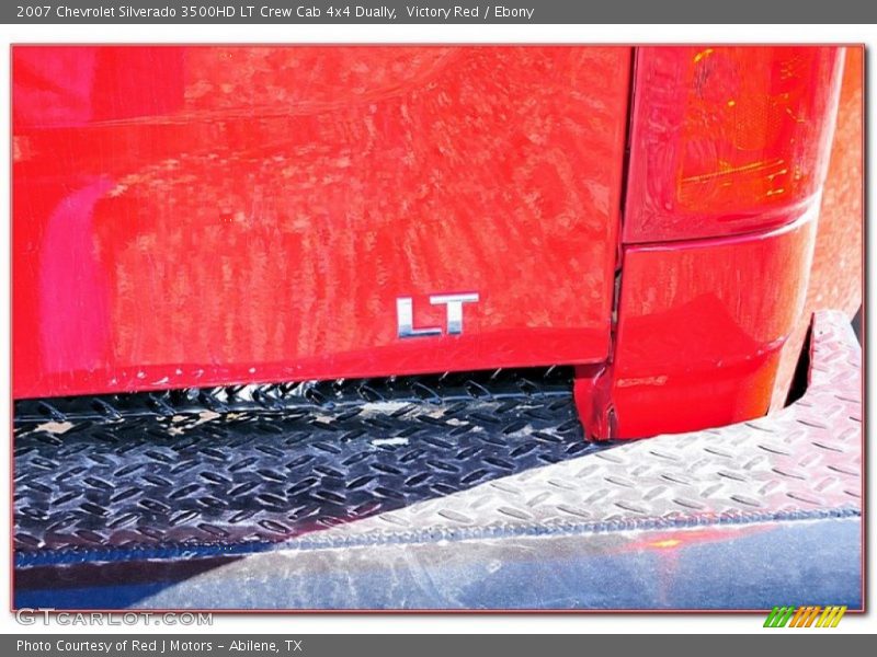 Victory Red / Ebony 2007 Chevrolet Silverado 3500HD LT Crew Cab 4x4 Dually
