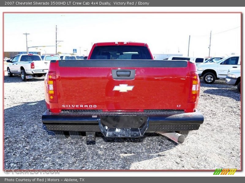 Victory Red / Ebony 2007 Chevrolet Silverado 3500HD LT Crew Cab 4x4 Dually