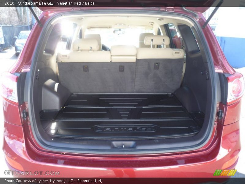 Venetian Red / Beige 2010 Hyundai Santa Fe GLS