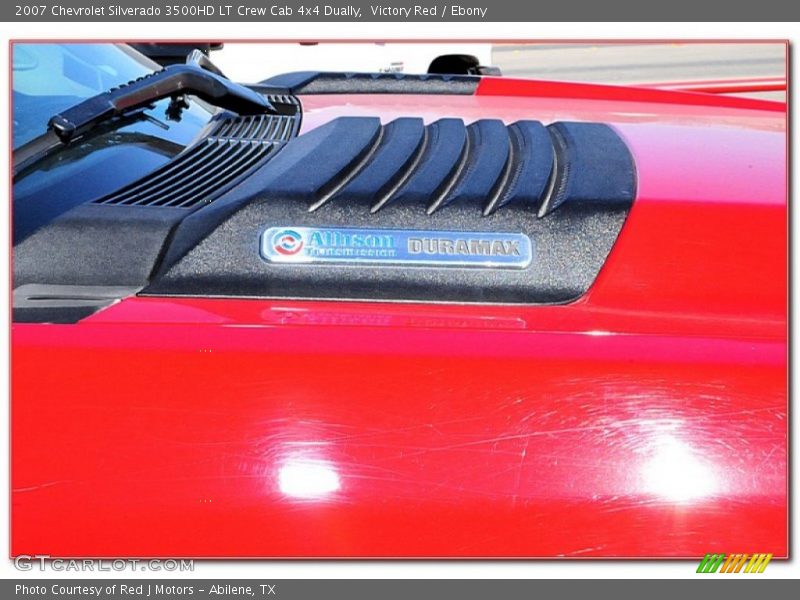 Victory Red / Ebony 2007 Chevrolet Silverado 3500HD LT Crew Cab 4x4 Dually