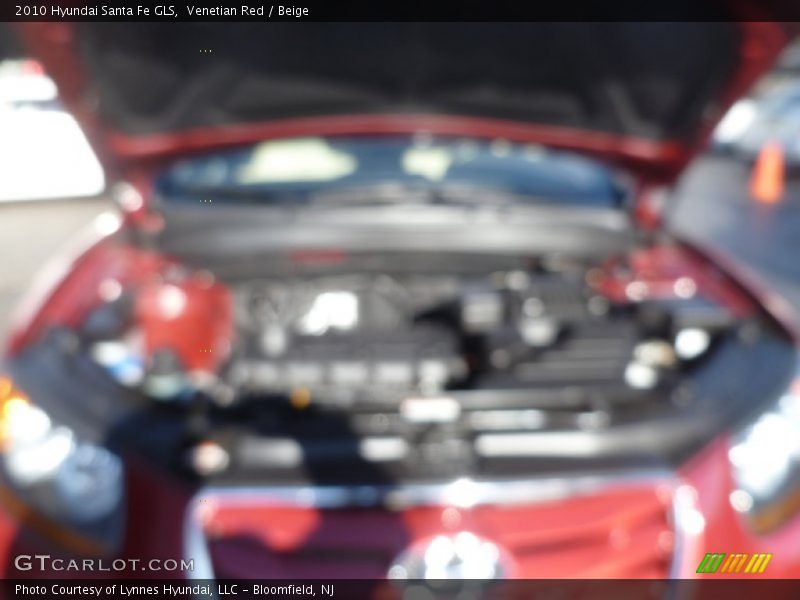Venetian Red / Beige 2010 Hyundai Santa Fe GLS