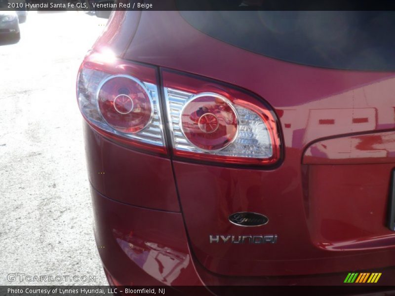 Venetian Red / Beige 2010 Hyundai Santa Fe GLS
