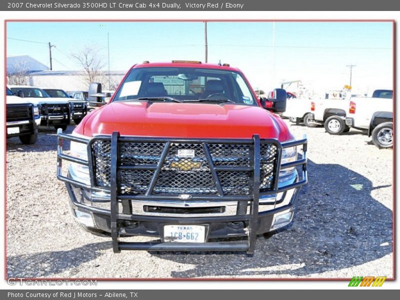 Victory Red / Ebony 2007 Chevrolet Silverado 3500HD LT Crew Cab 4x4 Dually