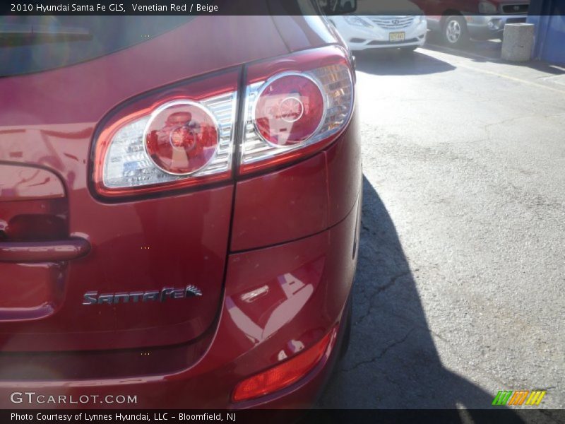 Venetian Red / Beige 2010 Hyundai Santa Fe GLS