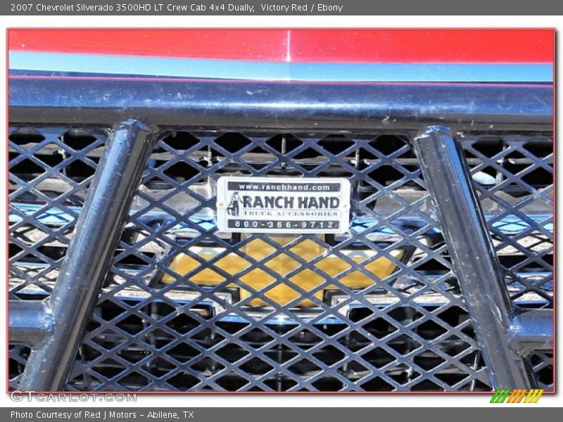 Victory Red / Ebony 2007 Chevrolet Silverado 3500HD LT Crew Cab 4x4 Dually