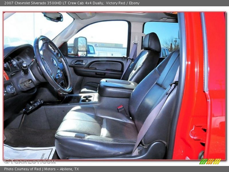  2007 Silverado 3500HD LT Crew Cab 4x4 Dually Ebony Interior