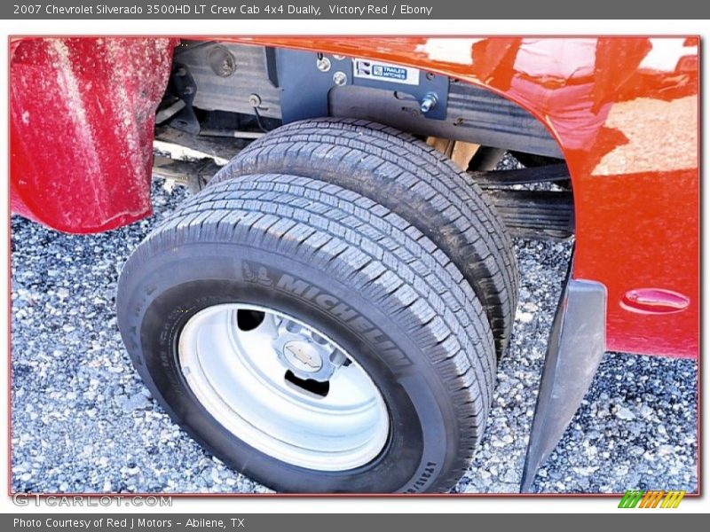 Victory Red / Ebony 2007 Chevrolet Silverado 3500HD LT Crew Cab 4x4 Dually