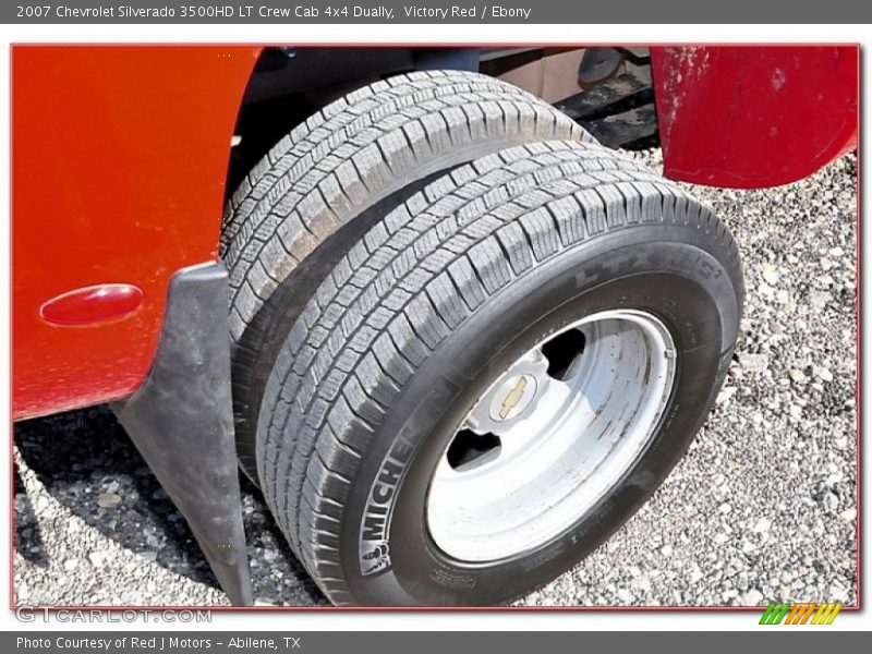Victory Red / Ebony 2007 Chevrolet Silverado 3500HD LT Crew Cab 4x4 Dually