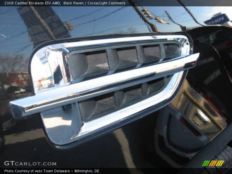 Black Raven / Cocoa/Light Cashmere 2008 Cadillac Escalade ESV AWD