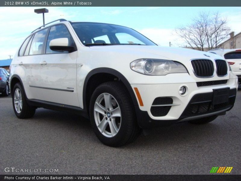 Front 3/4 View of 2012 X5 xDrive35i