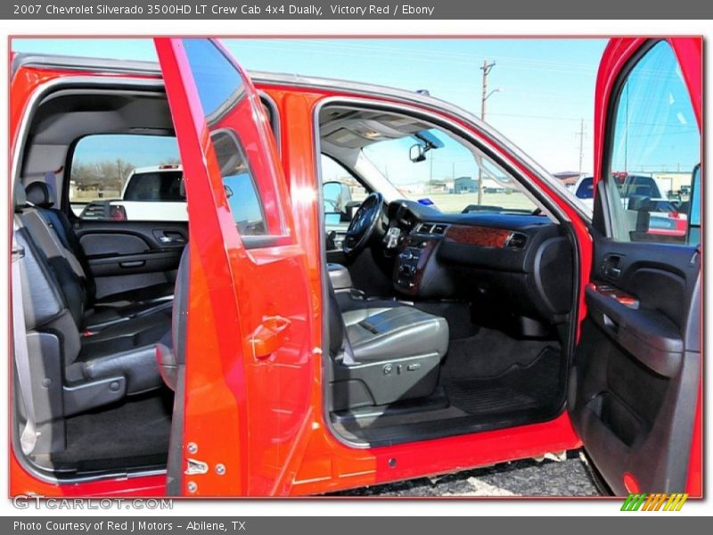 Victory Red / Ebony 2007 Chevrolet Silverado 3500HD LT Crew Cab 4x4 Dually