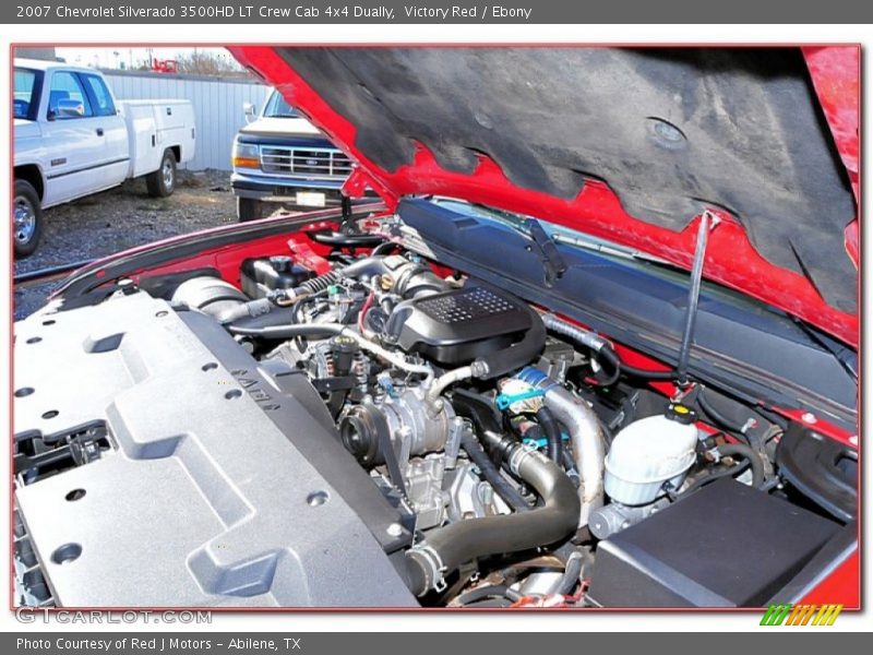 Victory Red / Ebony 2007 Chevrolet Silverado 3500HD LT Crew Cab 4x4 Dually