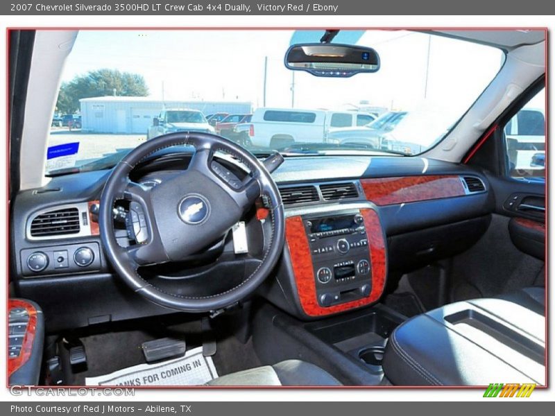 Victory Red / Ebony 2007 Chevrolet Silverado 3500HD LT Crew Cab 4x4 Dually