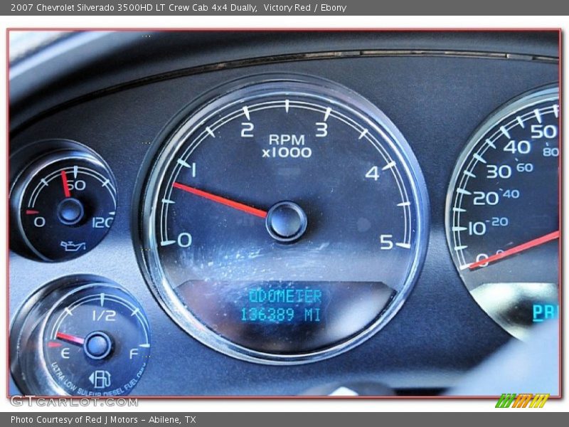 Victory Red / Ebony 2007 Chevrolet Silverado 3500HD LT Crew Cab 4x4 Dually