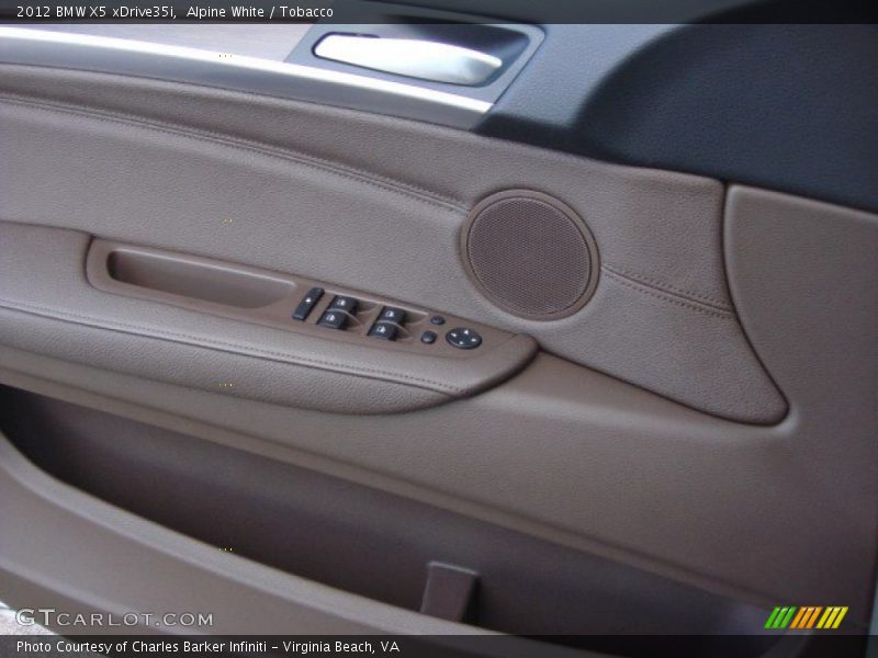 Alpine White / Tobacco 2012 BMW X5 xDrive35i