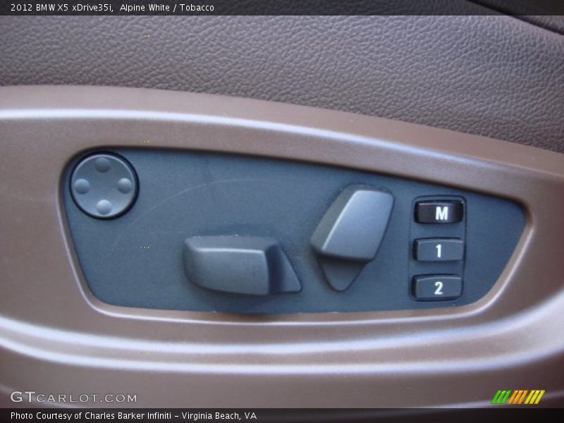 Controls of 2012 X5 xDrive35i