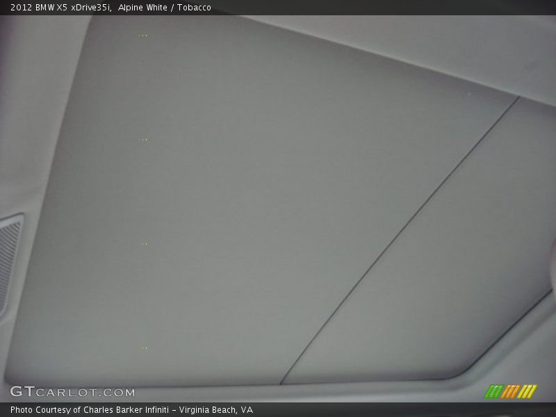 Alpine White / Tobacco 2012 BMW X5 xDrive35i