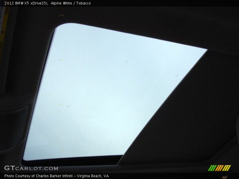 Alpine White / Tobacco 2012 BMW X5 xDrive35i