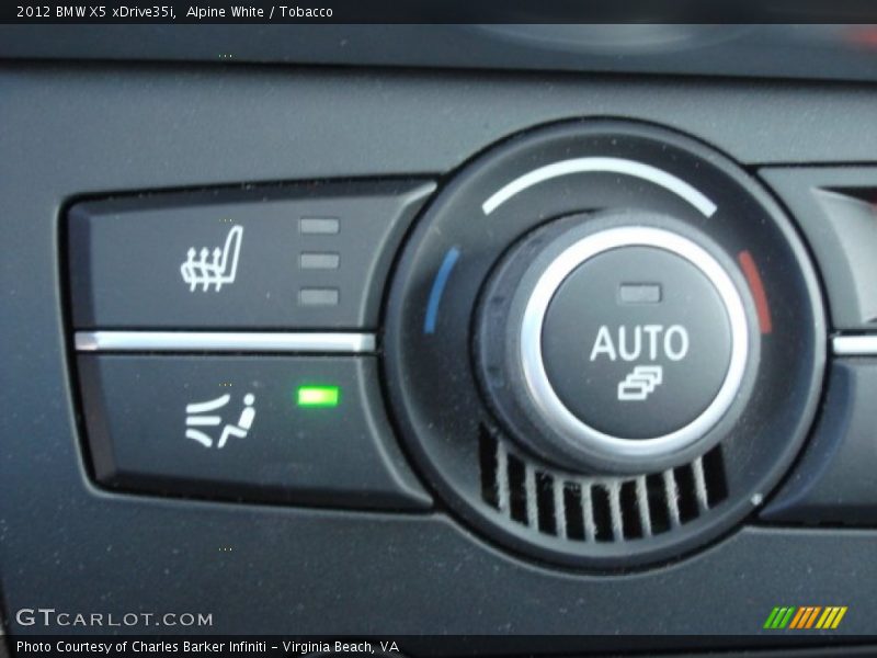 Alpine White / Tobacco 2012 BMW X5 xDrive35i