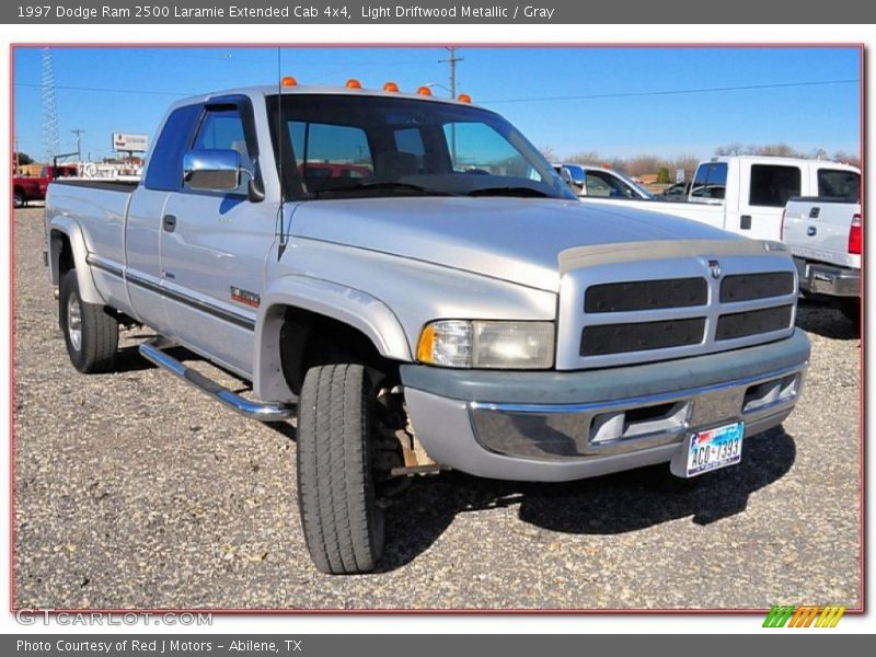 Light Driftwood Metallic / Gray 1997 Dodge Ram 2500 Laramie Extended Cab 4x4