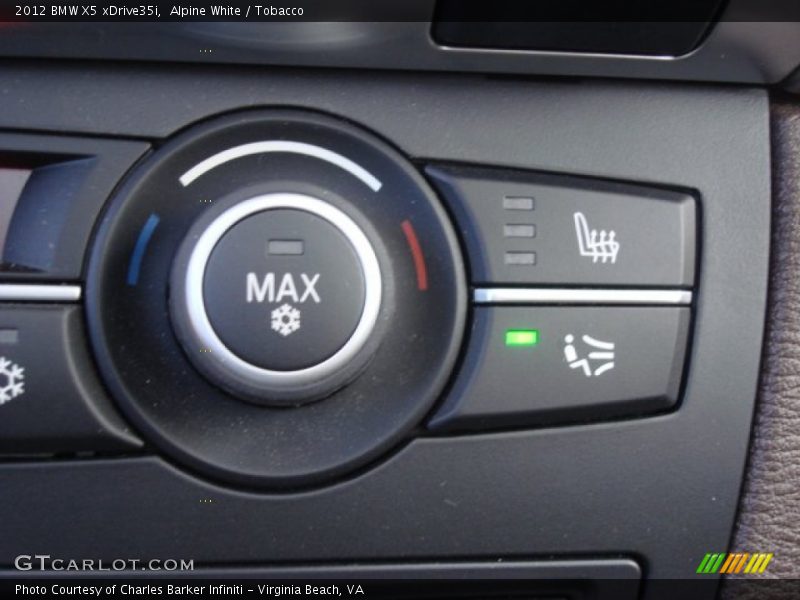 Alpine White / Tobacco 2012 BMW X5 xDrive35i