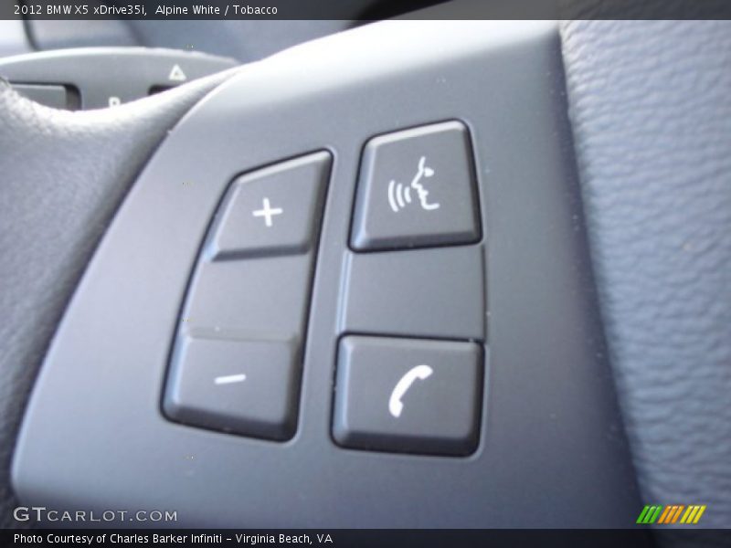 Alpine White / Tobacco 2012 BMW X5 xDrive35i
