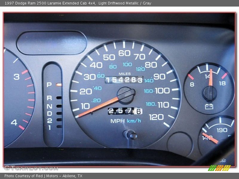 Light Driftwood Metallic / Gray 1997 Dodge Ram 2500 Laramie Extended Cab 4x4