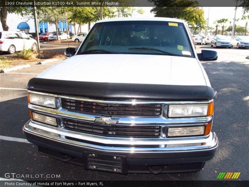 Summit White / Neutral 1999 Chevrolet Suburban K1500 4x4
