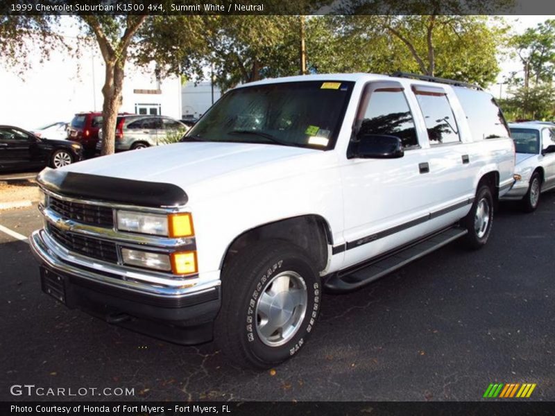 Summit White / Neutral 1999 Chevrolet Suburban K1500 4x4