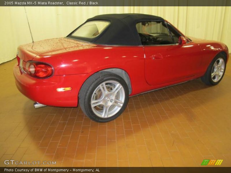 Classic Red / Black 2005 Mazda MX-5 Miata Roadster