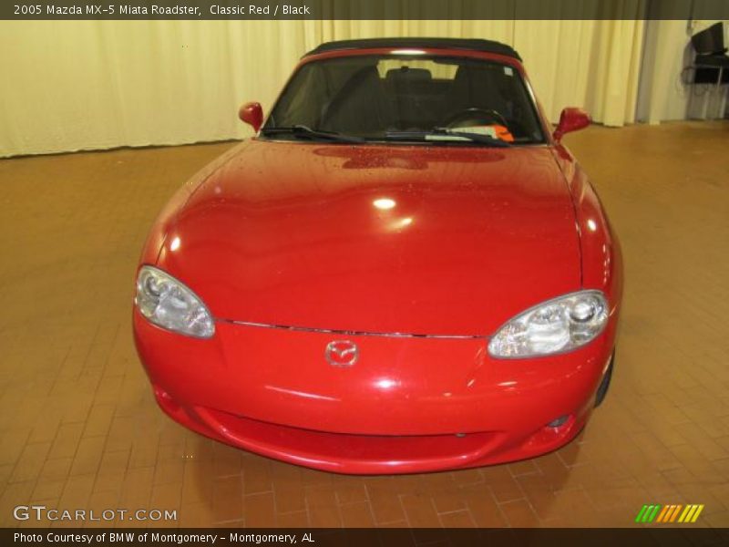 Classic Red / Black 2005 Mazda MX-5 Miata Roadster