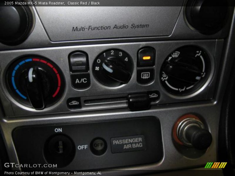 Classic Red / Black 2005 Mazda MX-5 Miata Roadster