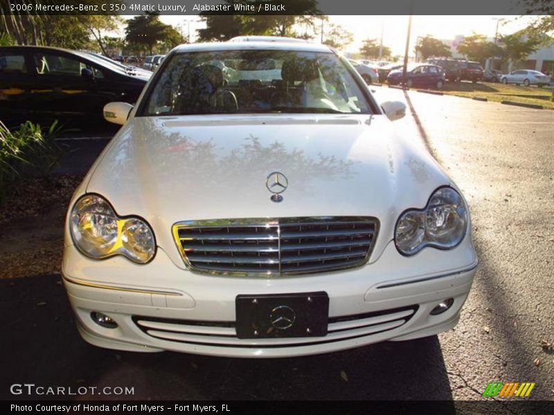 Alabaster White / Black 2006 Mercedes-Benz C 350 4Matic Luxury