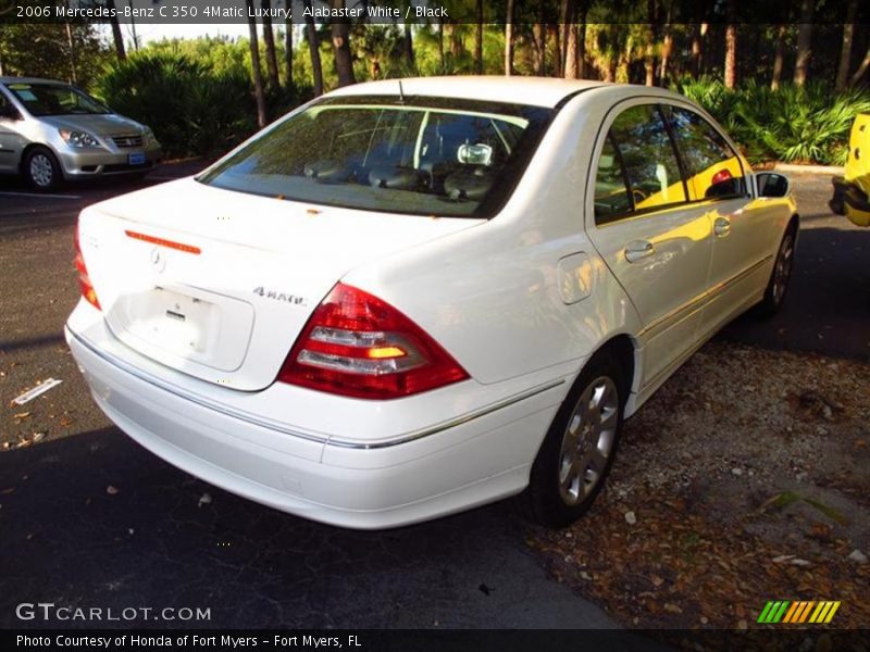 Alabaster White / Black 2006 Mercedes-Benz C 350 4Matic Luxury