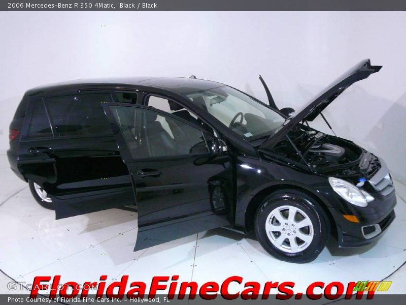 Black / Black 2006 Mercedes-Benz R 350 4Matic