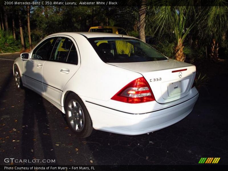 Alabaster White / Black 2006 Mercedes-Benz C 350 4Matic Luxury