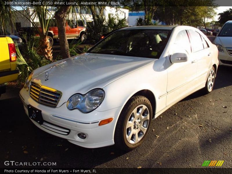 Alabaster White / Black 2006 Mercedes-Benz C 350 4Matic Luxury