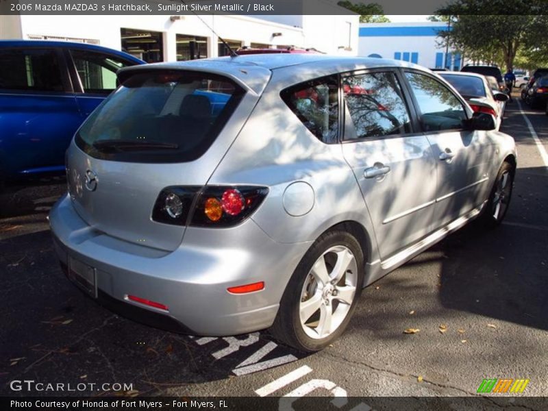 Sunlight Silver Metallic / Black 2006 Mazda MAZDA3 s Hatchback