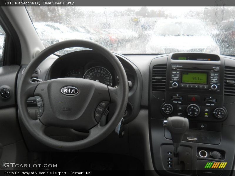 Clear Silver / Gray 2011 Kia Sedona LX