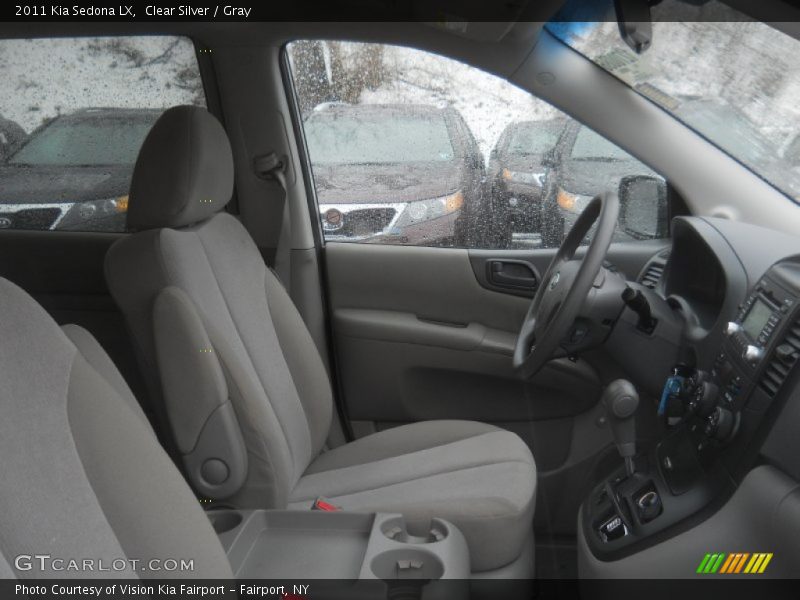Clear Silver / Gray 2011 Kia Sedona LX