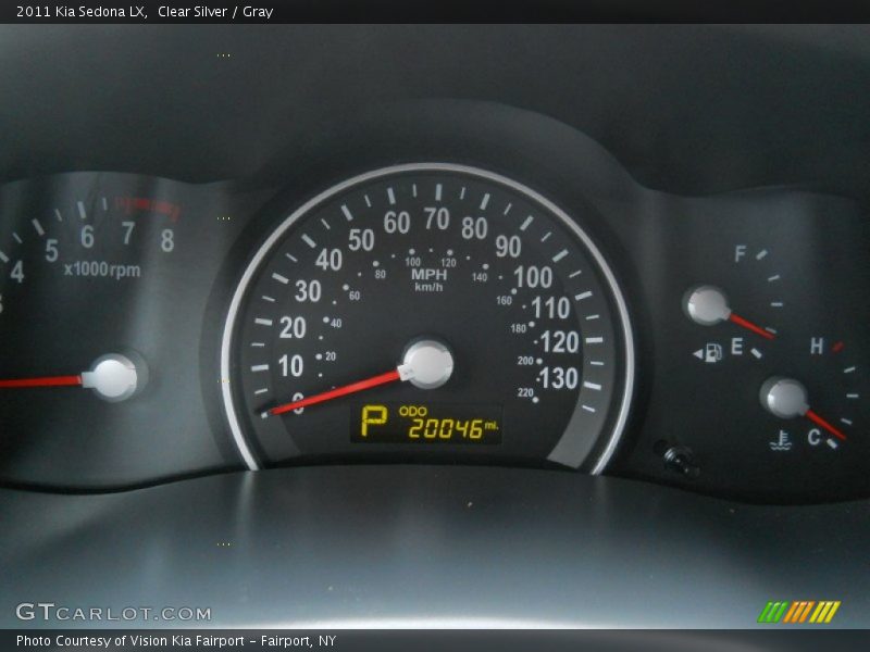  2011 Sedona LX LX Gauges